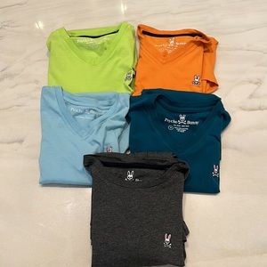 Set of Psycho Bunny Tees- SZ 5
